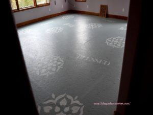 DIY Painted Subfloor