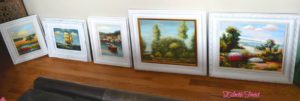 What Would Tina Do?  Paint the Ugly Frames!