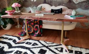 The Sophisticated Whimsical Home Office ORC Week 4: DIY Live Edge Desk!!