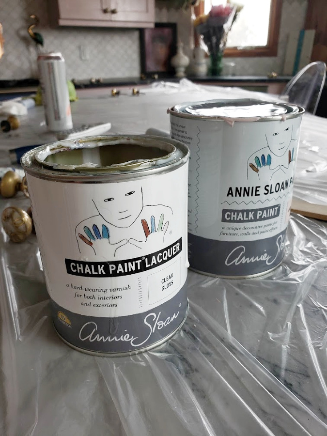 How to Chalk Paint Kitchen Cabinets, an update featured by top CO home decor blog, Eclectic Twist