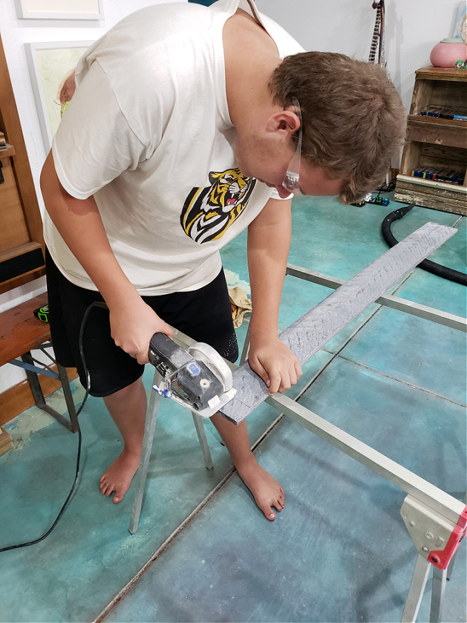 Painting a Media Room, a makeover featured by top CO DIY home blogger, Eclectic Twist