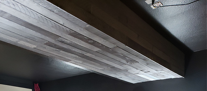 Painting a Media Room, a makeover featured by top CO DIY home blogger, Eclectic Twist