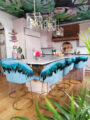 Walking on the Wild Side!  DIY Counter Stools Get Some DIY Pizzazz
