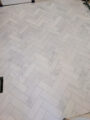 DIY Marble Herringbone Floor: a Step by Step Tutorial