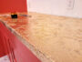How to Gold Leaf a Countertop & Seal It!