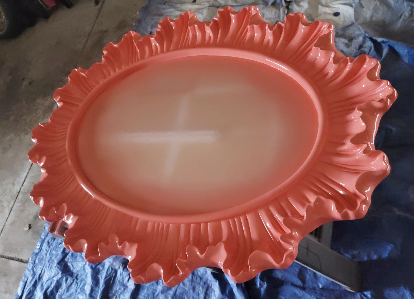 DIY Tropical Mirror Upgrade featured by top US home decor blog, Eclectic Twist