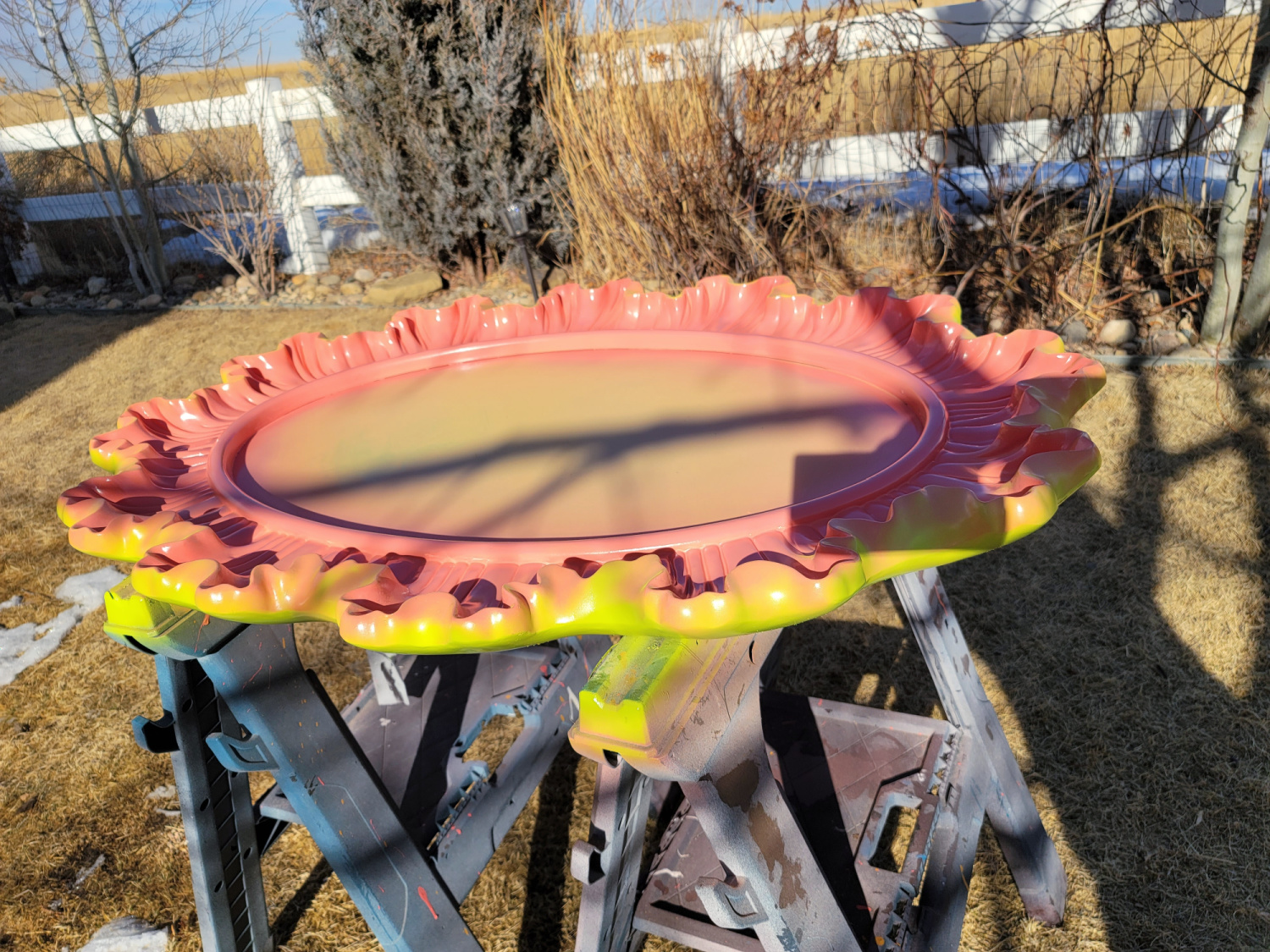 DIY Tropical Mirror Upgrade featured by top US home decor blog, Eclectic Twist