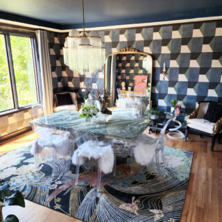 DIY Gilded Statement Mirror