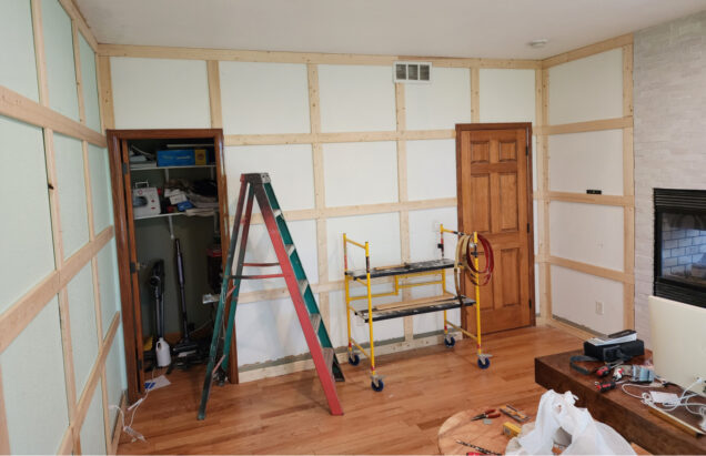 How to Install Box Paneling + Plum's the Word | Eclectic Twist